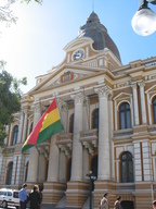 Legislative Palace in Plaza Murillo