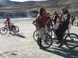 Worlds Most Dangerous Road - Getting ready to ride