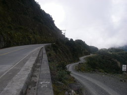 Worlds Most Dangerous Road - Entrance to WMDR off the highway